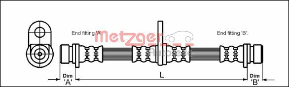 METZGER Gumifékcső 4113290_METZ